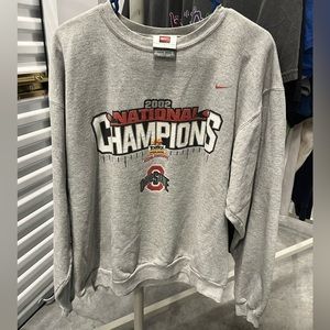 Vintage 2002 Nike Ohio State buckeyes National champions sweater